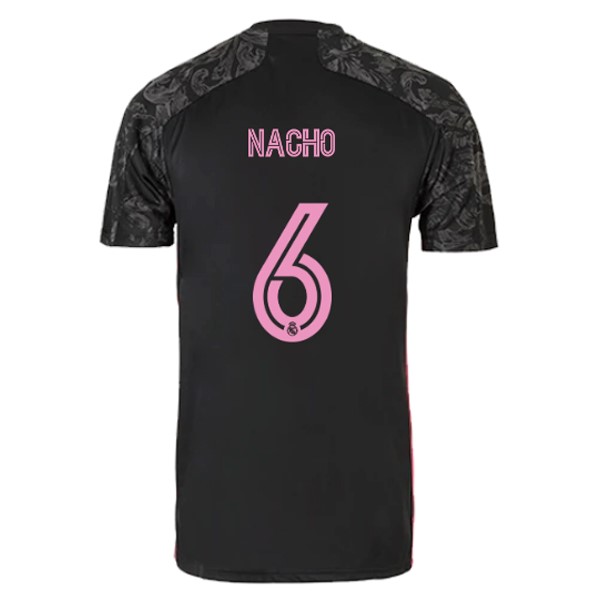 Maillot Football Real Madrid Third NO.6 Nacho 2020-21 Noir
